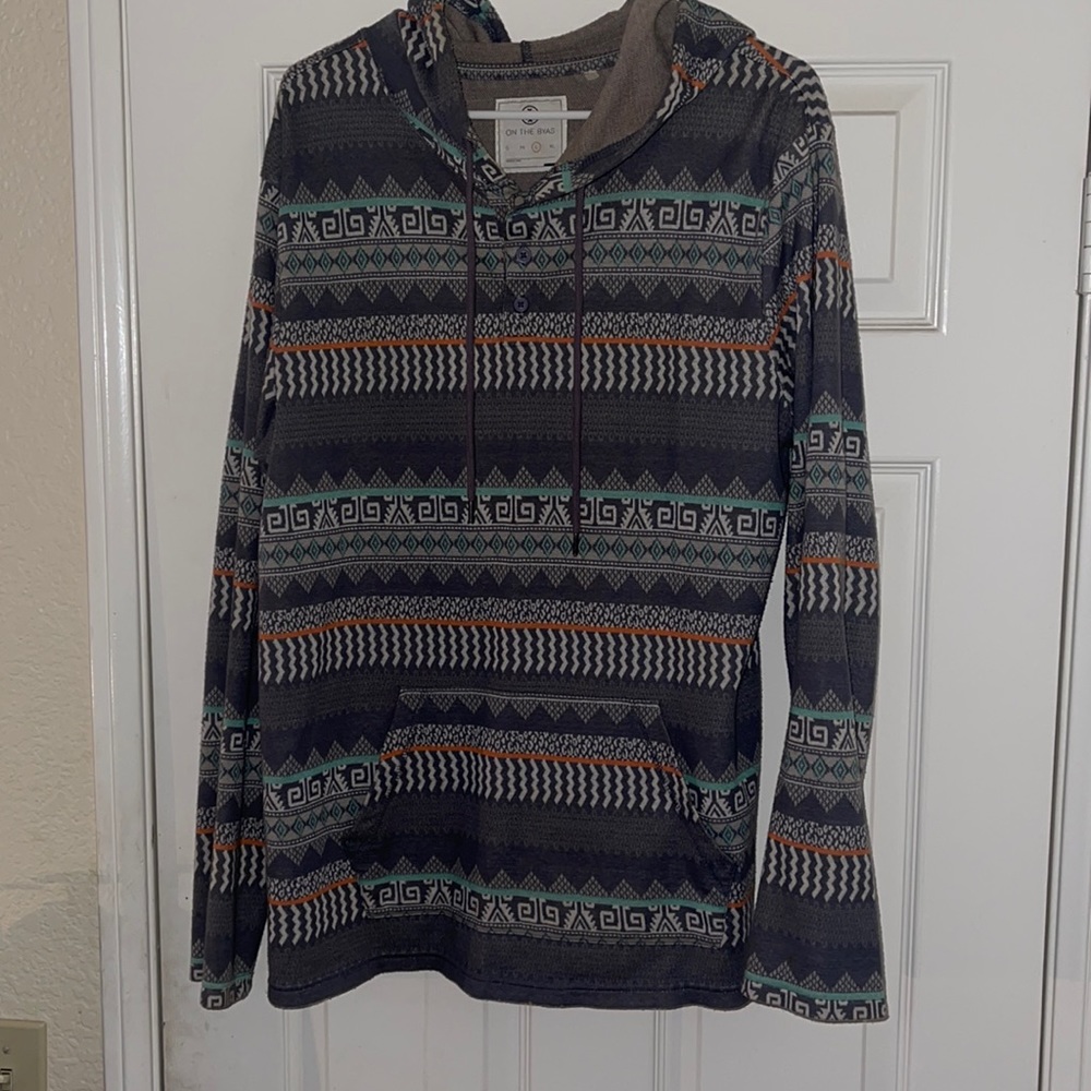 Men’s light hoodie.